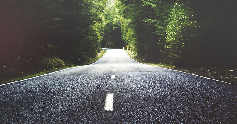 Summer country road